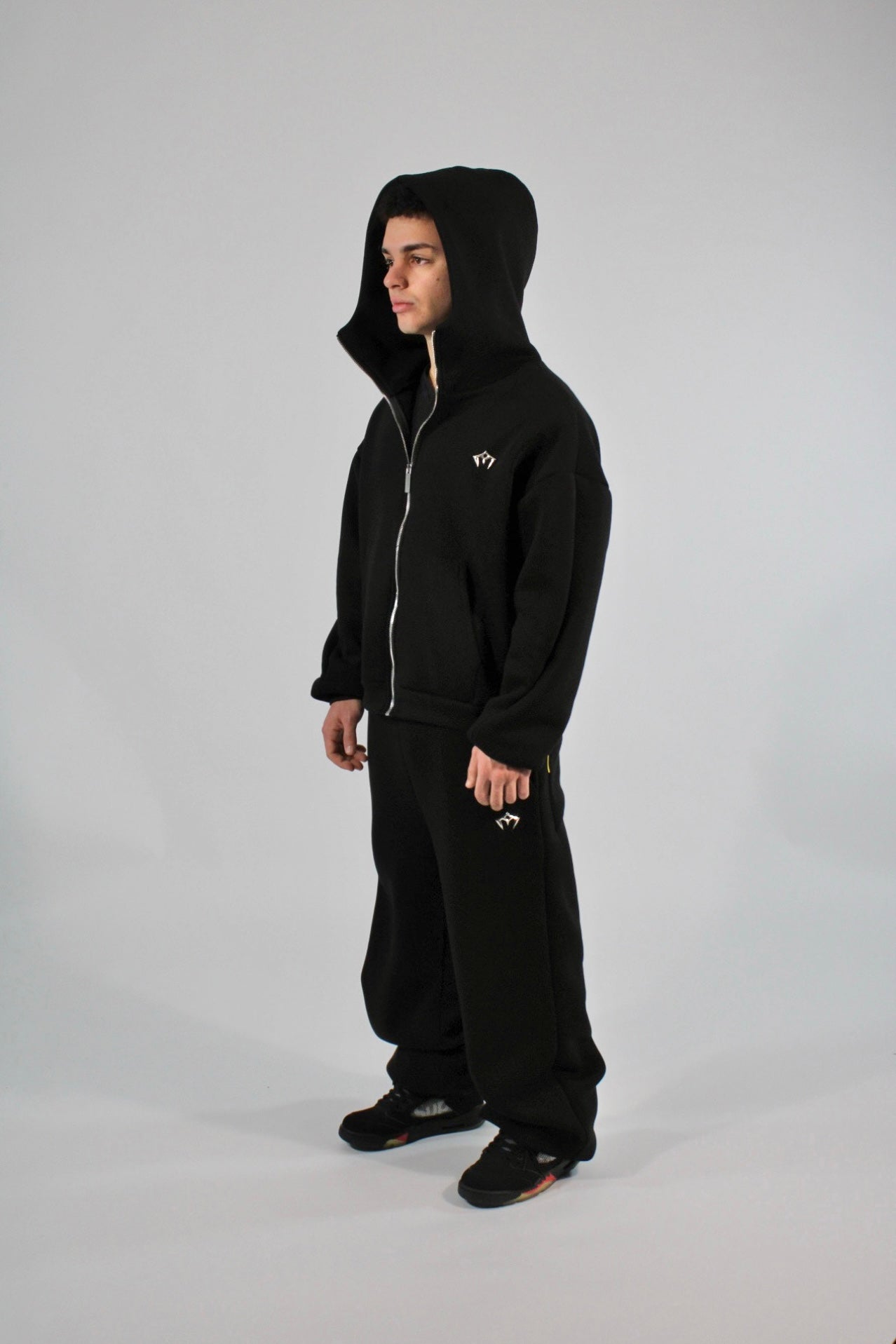 Black Zip Hoodie