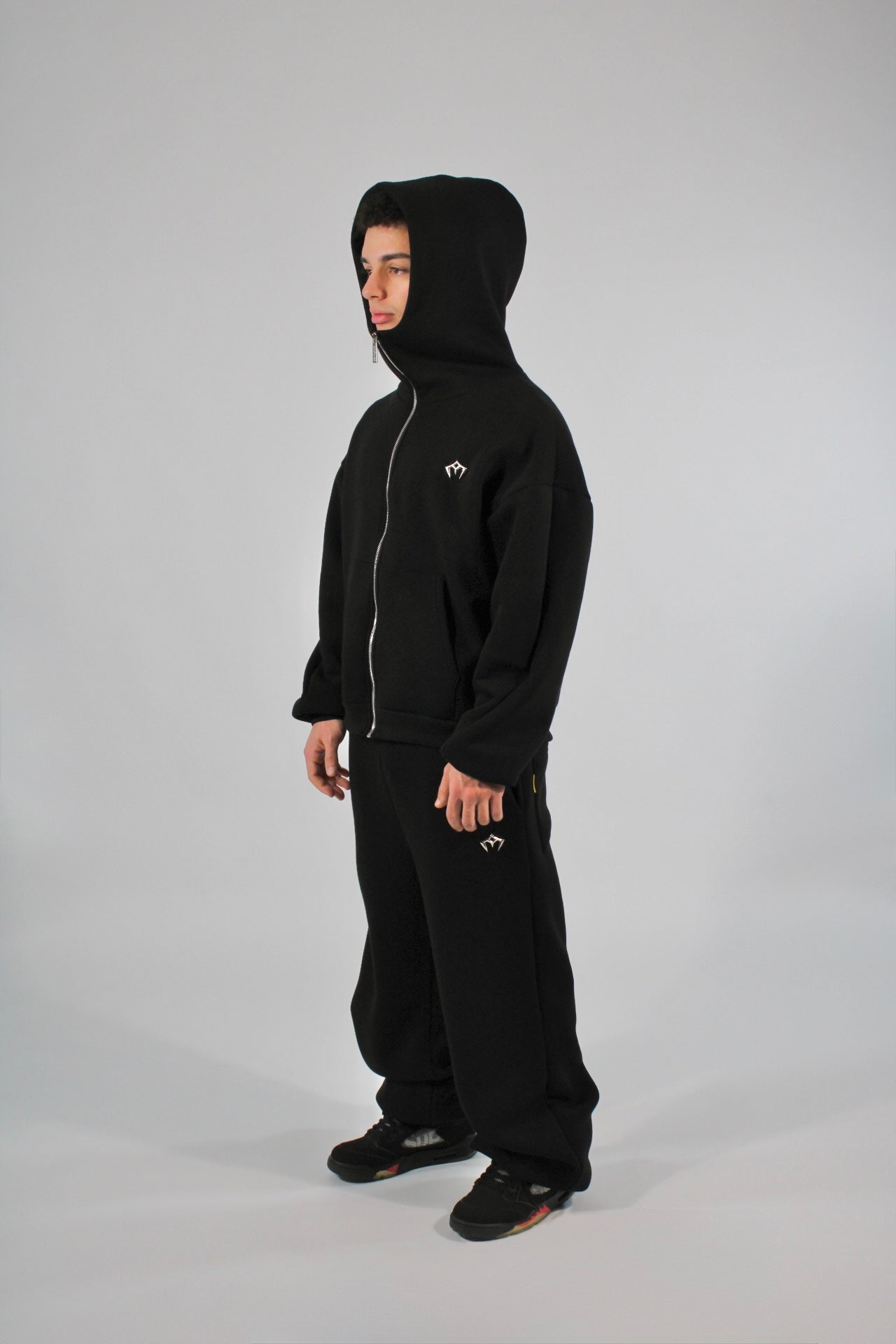 Black Zip Hoodie