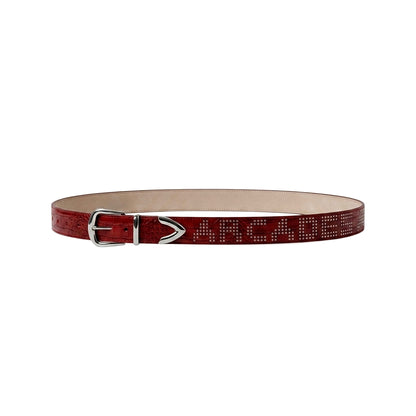 Red Croco Belt