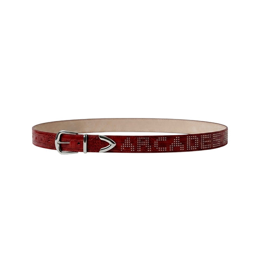 Red Croco Belt