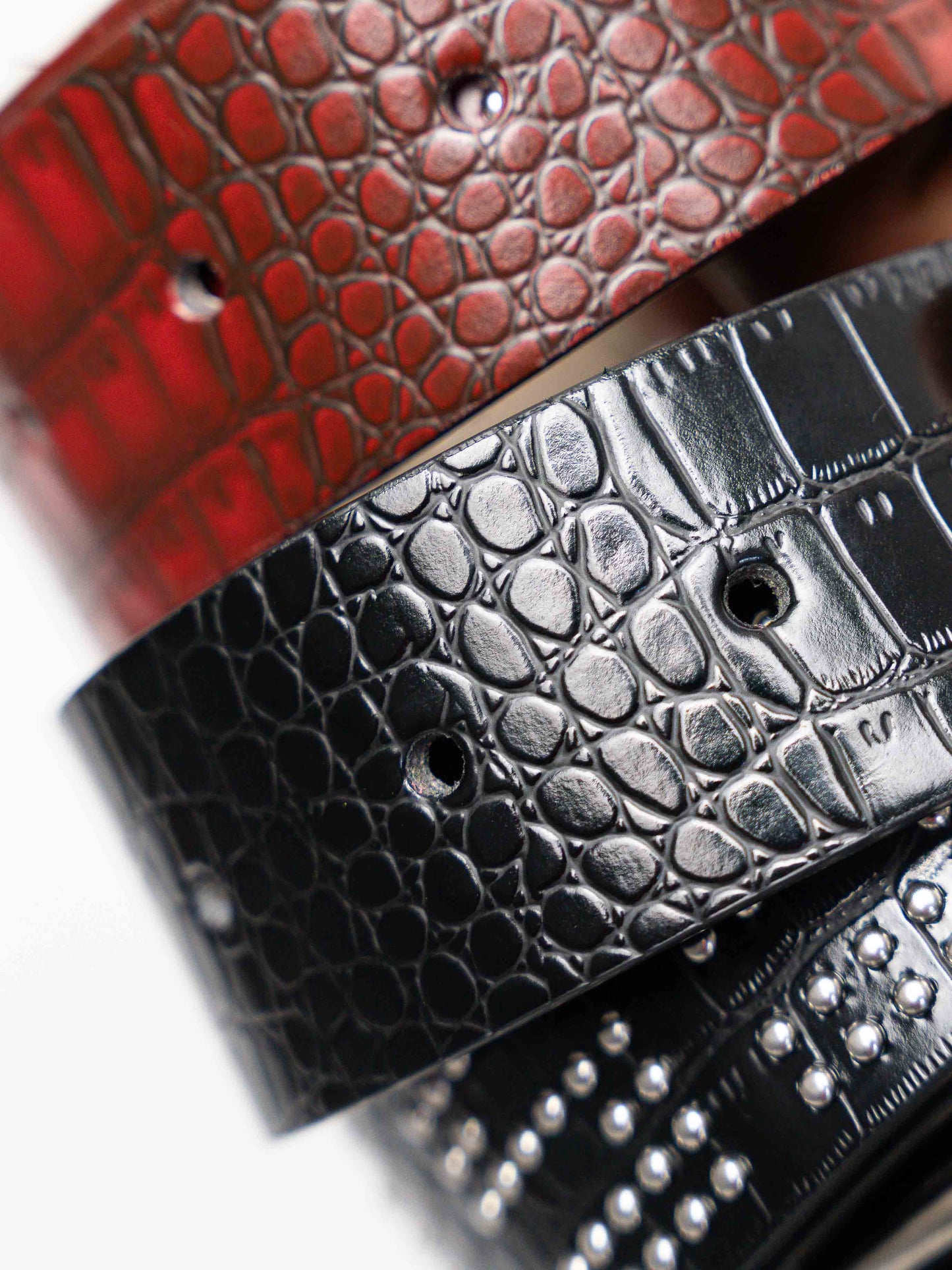 Red Croco Belt
