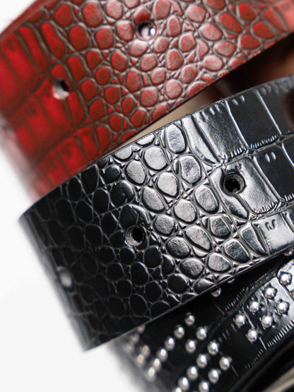 Red Croco Belt