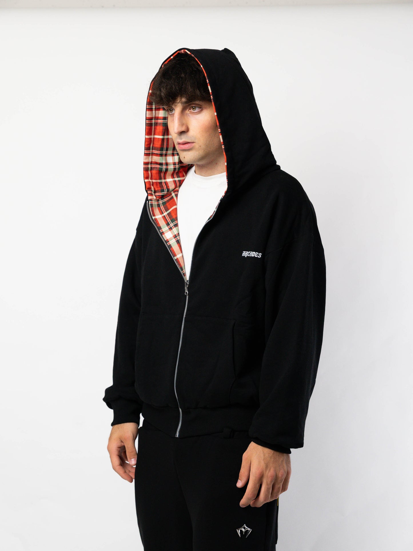 Reversible Black Hoodie