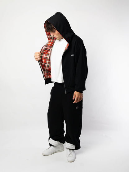 Reversible Black Hoodie