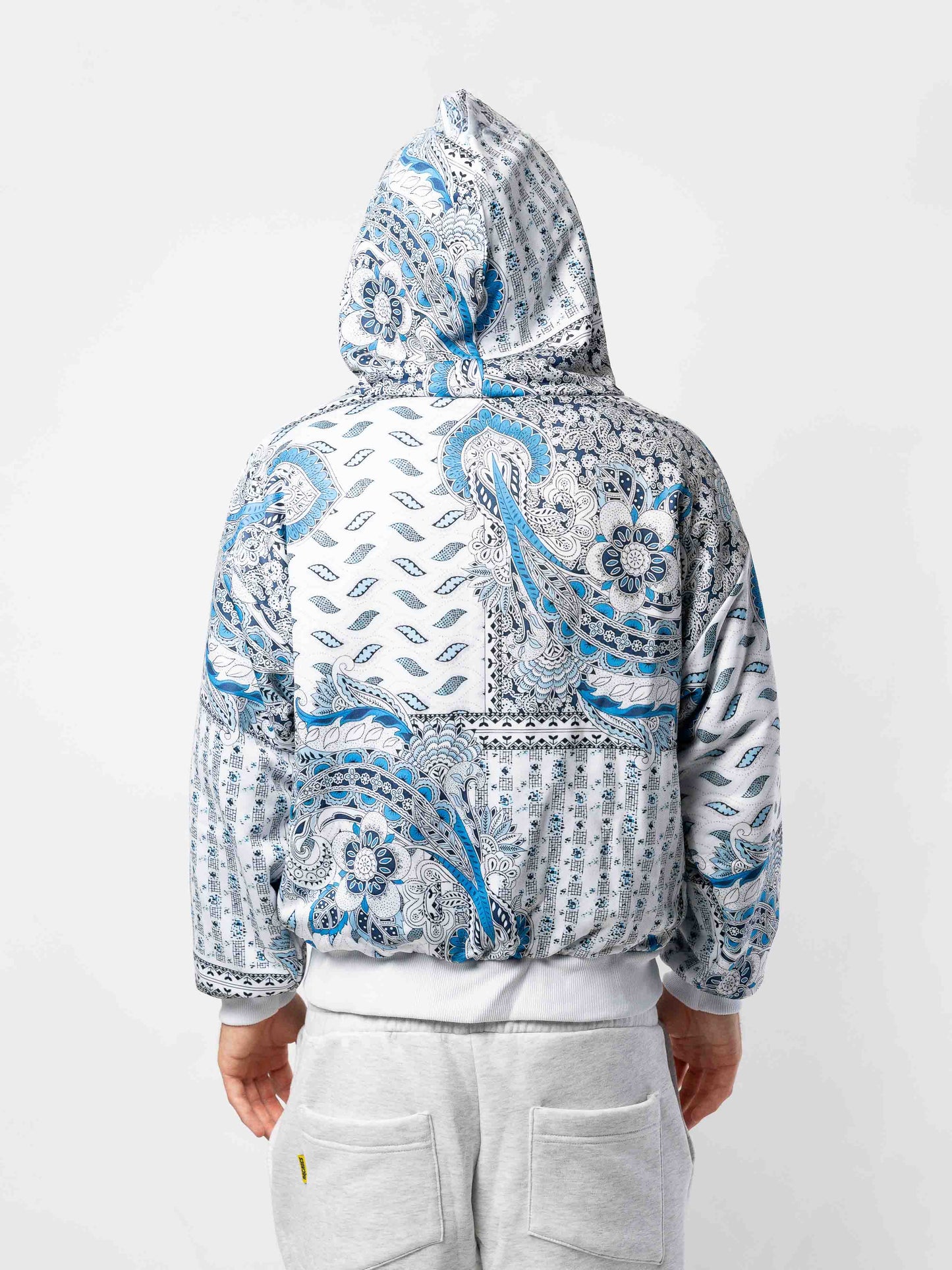 Reversible White Hoodie