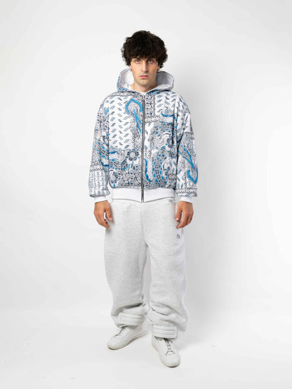 Reversible White Hoodie