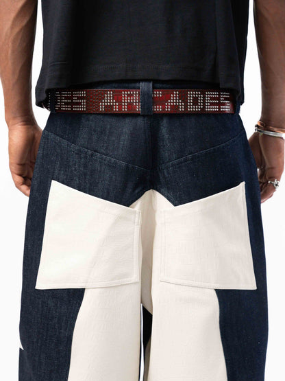 Red Croco Belt