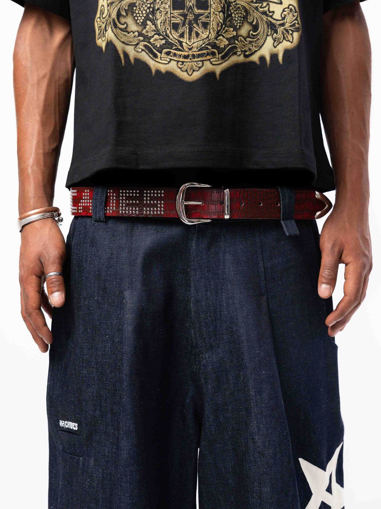 Red Croco Belt