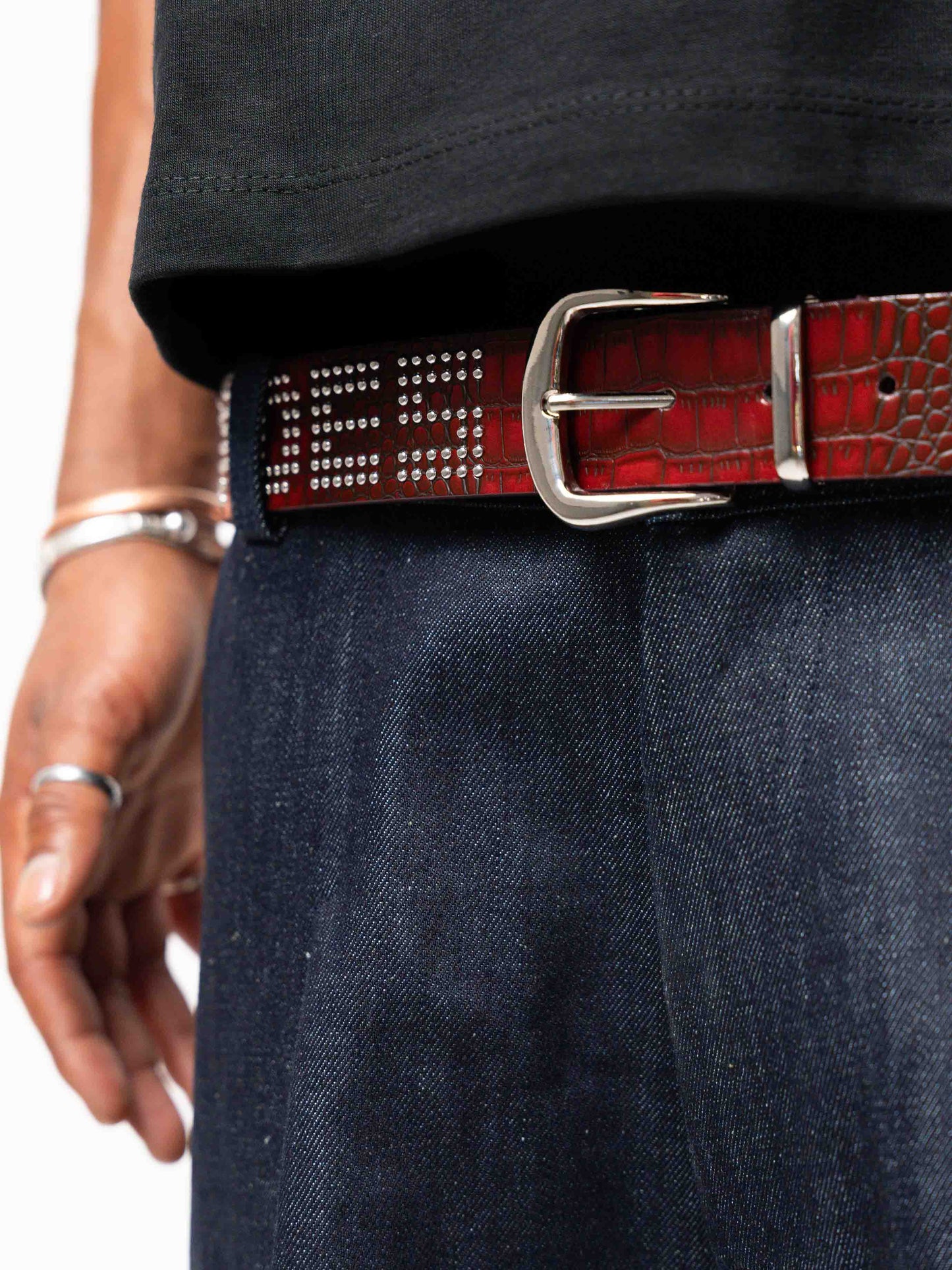Red Croco Belt