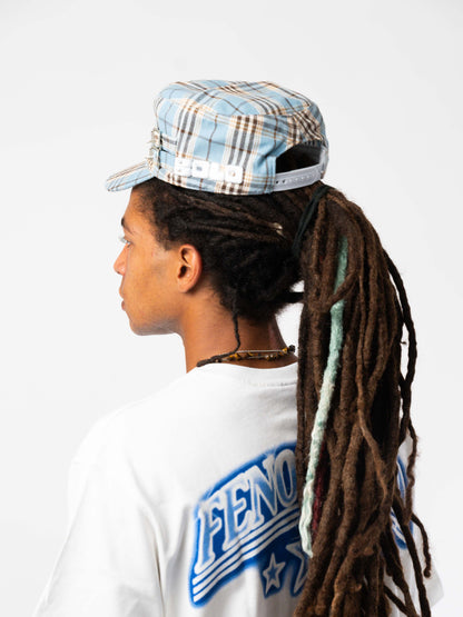 Light Blue Flat Cap