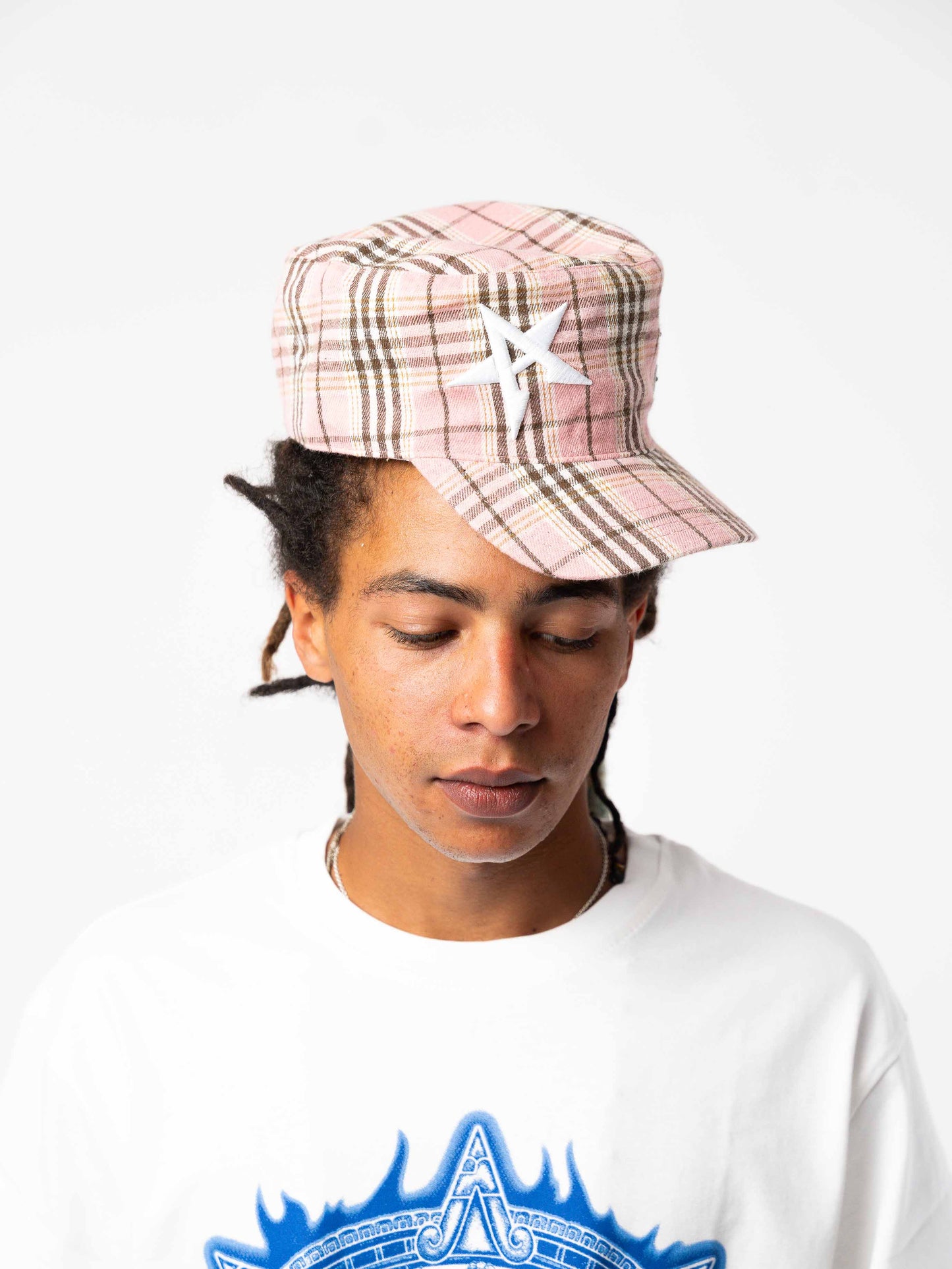 Pink Flat Cap