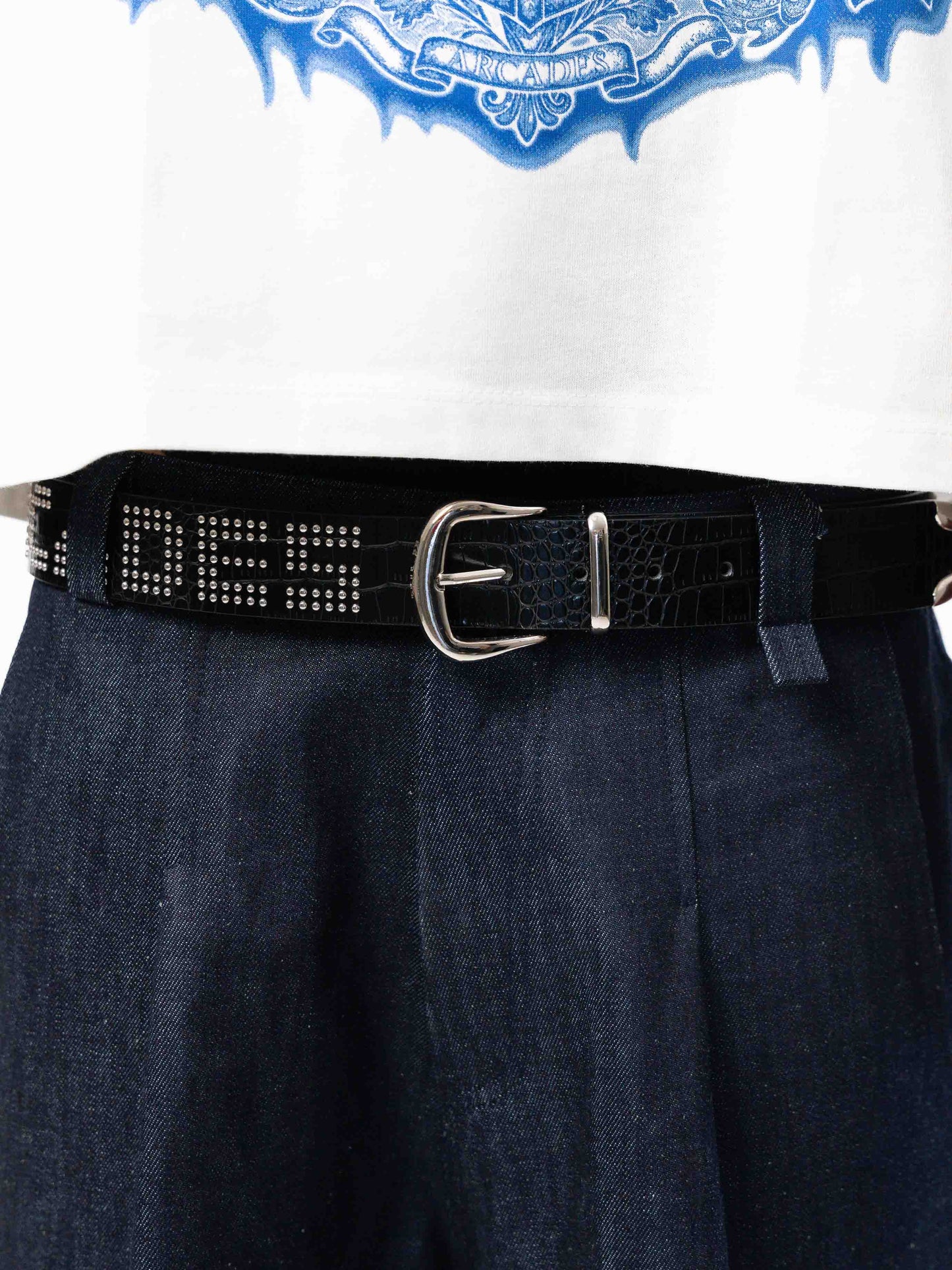 Black Croco Belt