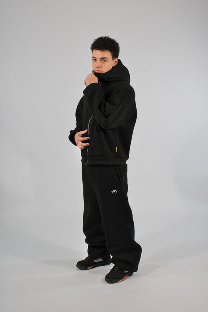 Black Zip Hoodie
