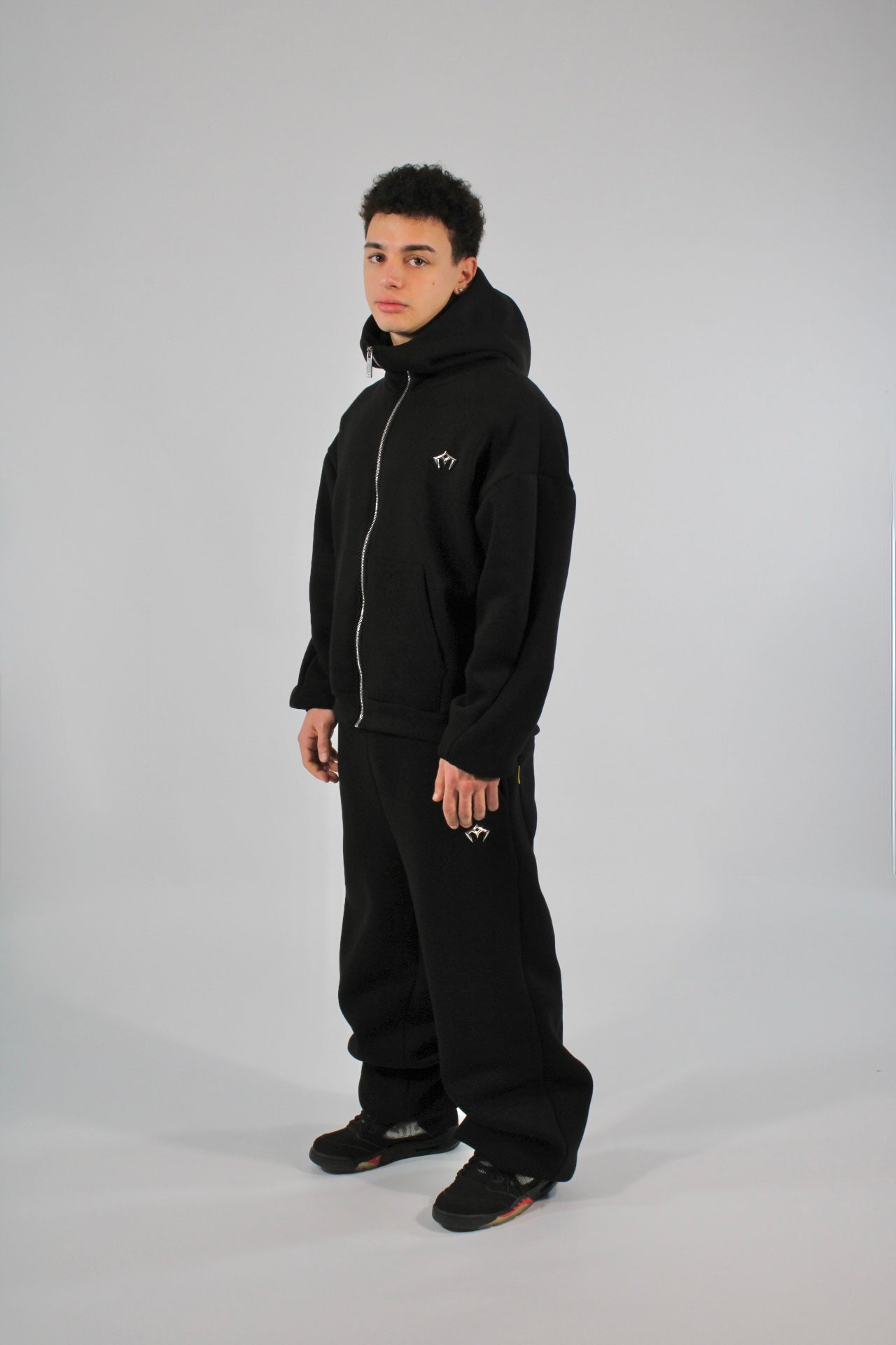 Black Zip Hoodie