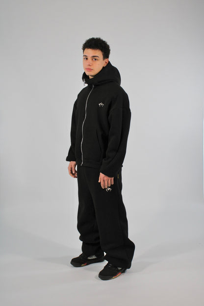 Black Zip Hoodie