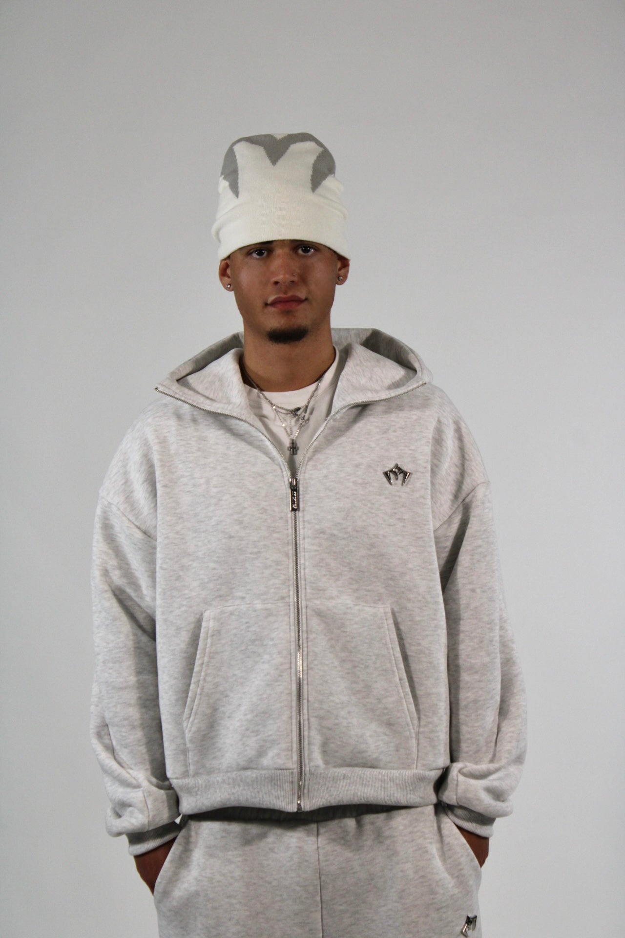 White Beanie