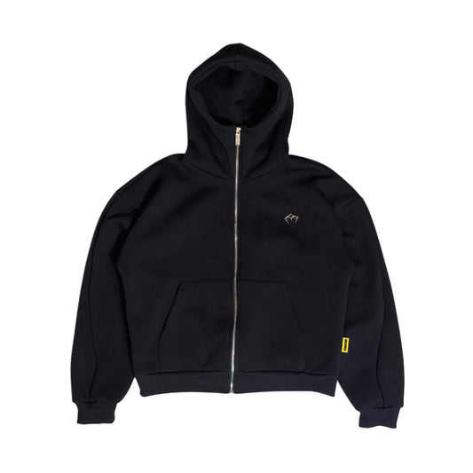 Black Zip Hoodie