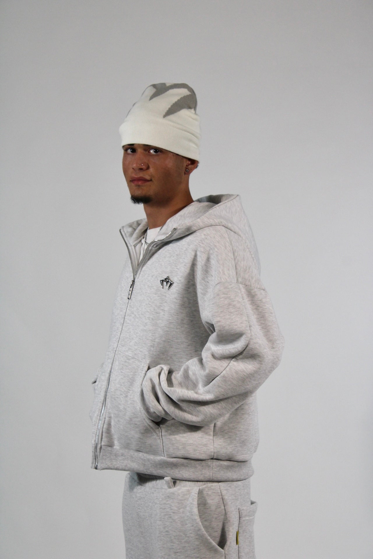 White Beanie